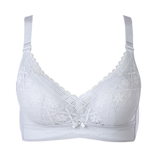 都市丽人聚拢升杯聚拢杯BC杯内衣蕾丝B:中厚C:薄3/4杯文胸四排扣树脂胶圈YB22A1 商品图6