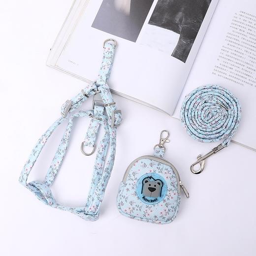 宠物夜光挂包胸背 猫咪狗狗牵引绳 工字型背心 可调节 无项圈 商品图3