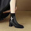 优雅百搭，新款粗跟飞织靴LD-6127 商品缩略图12