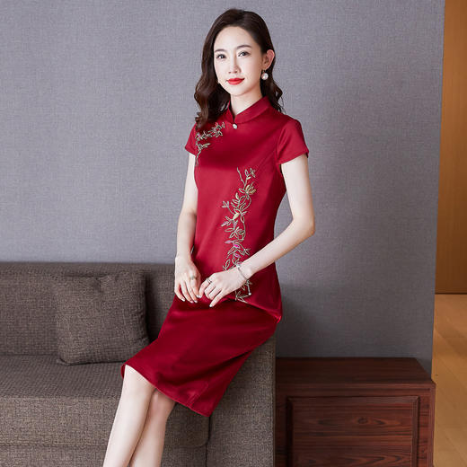 LC-2120礼服连衣裙丈母娘婚宴礼服喜婆婆婚宴 商品图3