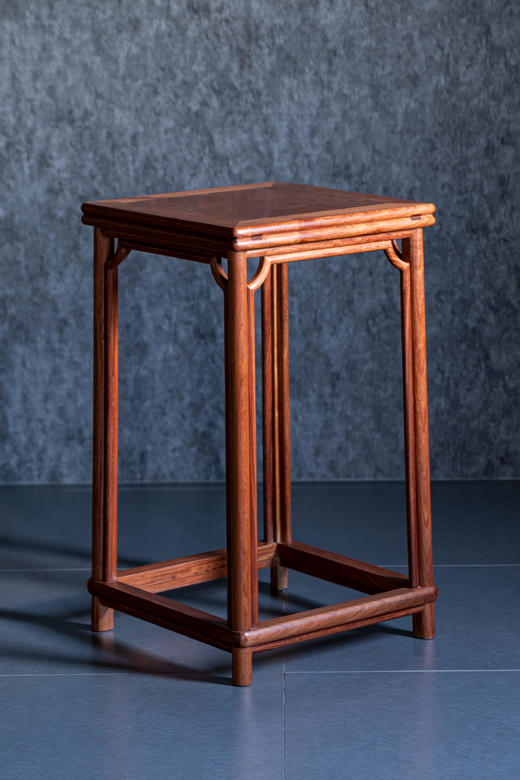 红桥红  家具严选  缅甸花梨（大果紫檀）【六方形梳背椅 三件套】 商品图8