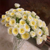 精品花材阿莫尼如暖暖多头玫瑰花10支 商品缩略图4
