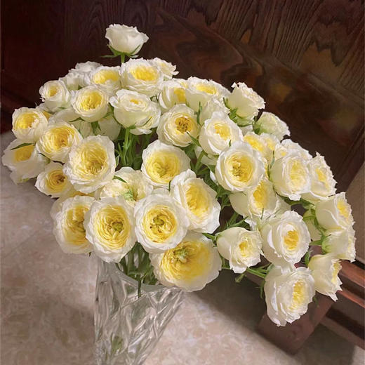 精品花材阿莫尼如暖暖多头玫瑰花10支 商品图4