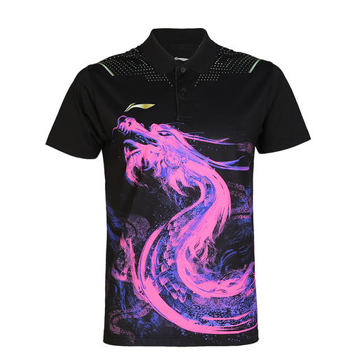 2022新款Lining李宁比赛服短袖男运动服东京比赛带领子半袖透气POLO衫 商品图1