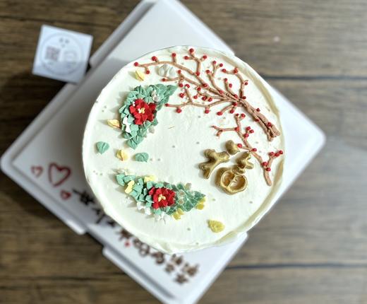 手工裱花祝寿生日蛋糕 商品图0
