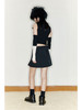 【赫伯】细缝撞色拼接小A字半裙/2200020A 商品缩略图0