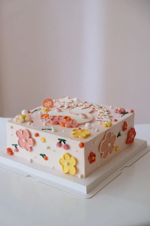 方形浮雕手绘兔子 商品图0