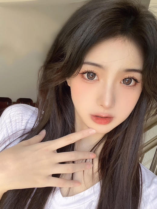 【大直径】4YOUTHCON-冰闪黑茶14.5mm【年抛 0-800度 无525/575】 商品图2