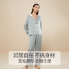 金三塔真丝睡衣女100%桑蚕丝双排扣凉感可外穿家居服套装 YSFCA218 商品缩略图3