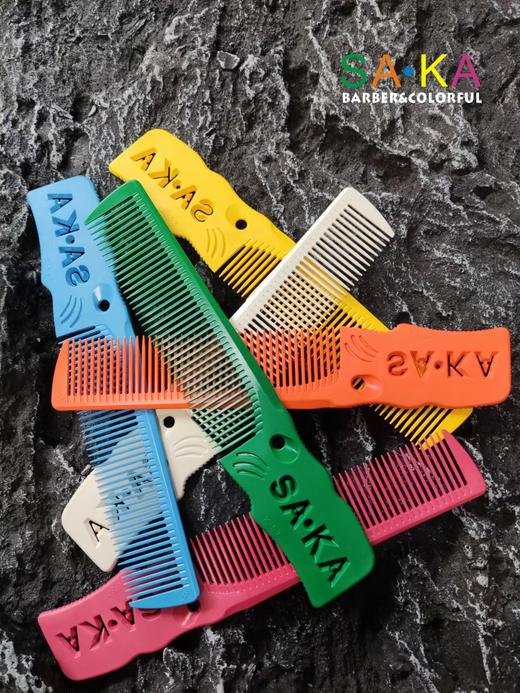 SA.KA 硅胶梳 K-5T白色橙色黄色蓝色绿色粉色 商品图0