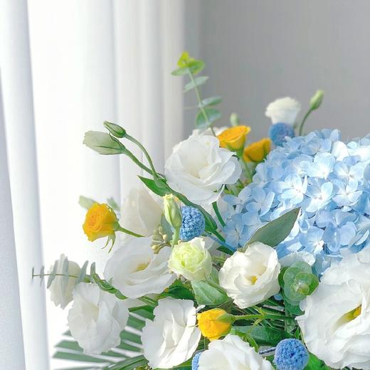 琉璃-蓝白色系桌花 商品图1