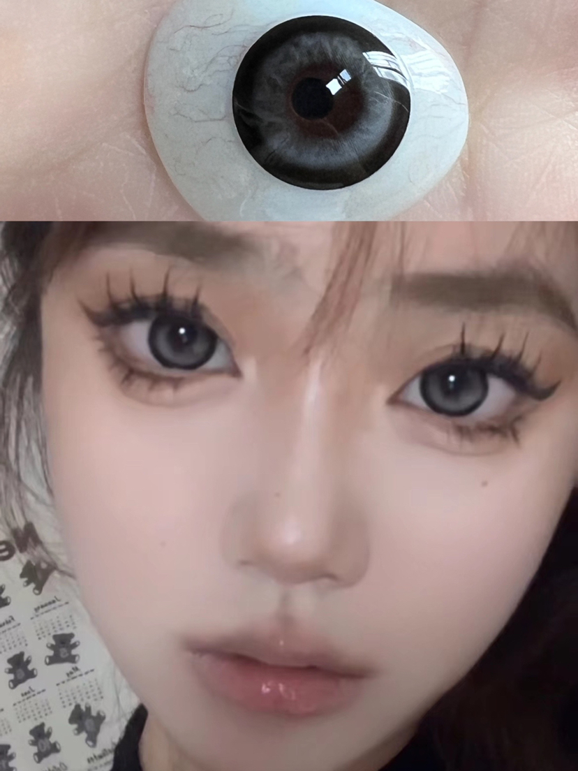 平价大直径丨反叛黑灰·4Youthcon丨甜酷辣妹黑灰14.5mm（年抛/2片装）