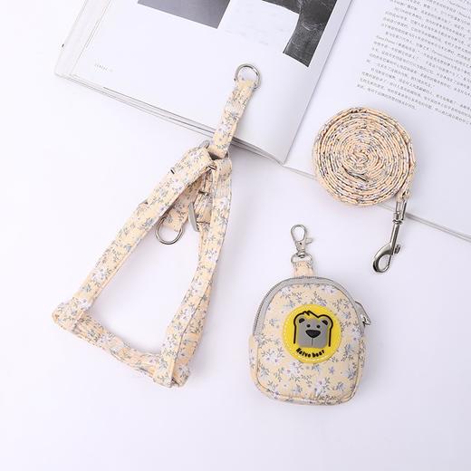 宠物夜光挂包胸背 猫咪狗狗牵引绳 工字型背心 可调节 无项圈 商品图4