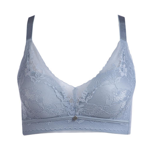 都市丽人舒软挺塑轻塑AB杯调整型文胸蕾丝薄3/4杯塑身文胸四排扣树脂胶圈LJ22K9 商品图3