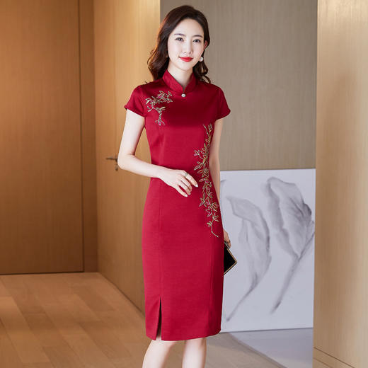 LC-2120礼服连衣裙丈母娘婚宴礼服喜婆婆婚宴 商品图5