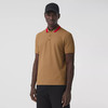 BURBERRY 巴宝莉 男士徽标细节棉质珠地布短袖 Polo 衫 驼色 8051236 A1420 商品缩略图1