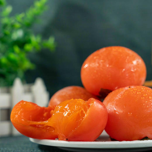 【火晶柿子 4-4.5斤】| 丰腴多汁、皮薄如纸、每一个都清凉爽口，香甜如蜜 商品图1