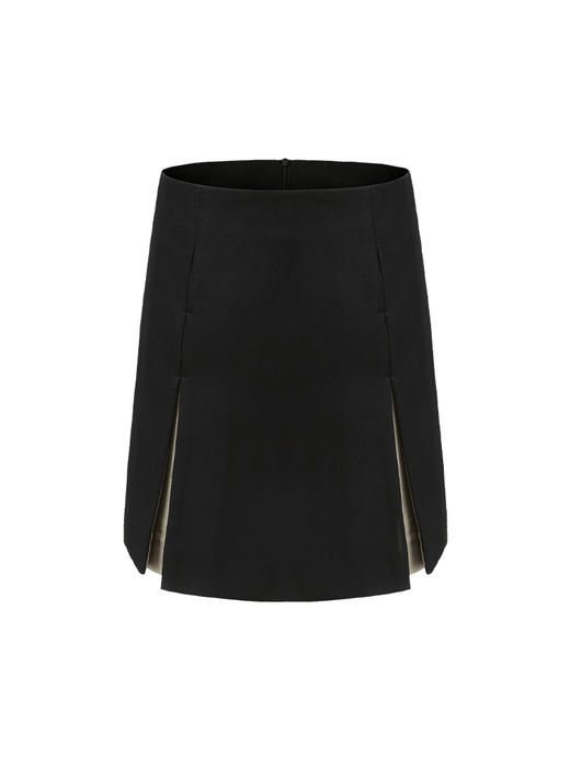 【赫伯】细缝撞色拼接小A字半裙/2200020A 商品图4