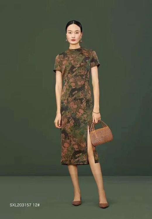 诗梦缘香云纱旗袍1570（4） 商品图0