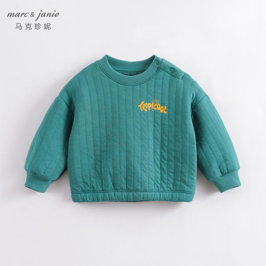 马克珍妮秋装新款 男女童趣味印花空气层卫衣221207 商品图3