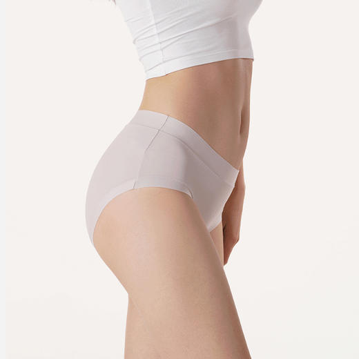 都市丽人健康系列薄透丝滑磨毛锦泳单品内裤三角低叉女士内裤LK25Q1 商品图1