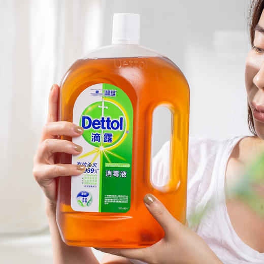 【搞定全家卫生】英国Dettol 滴露  1.8L消毒液/3L衣物液 大桶家庭装  家居消毒、除螨  柠檬香味 英国皇室御用品牌 商品图2