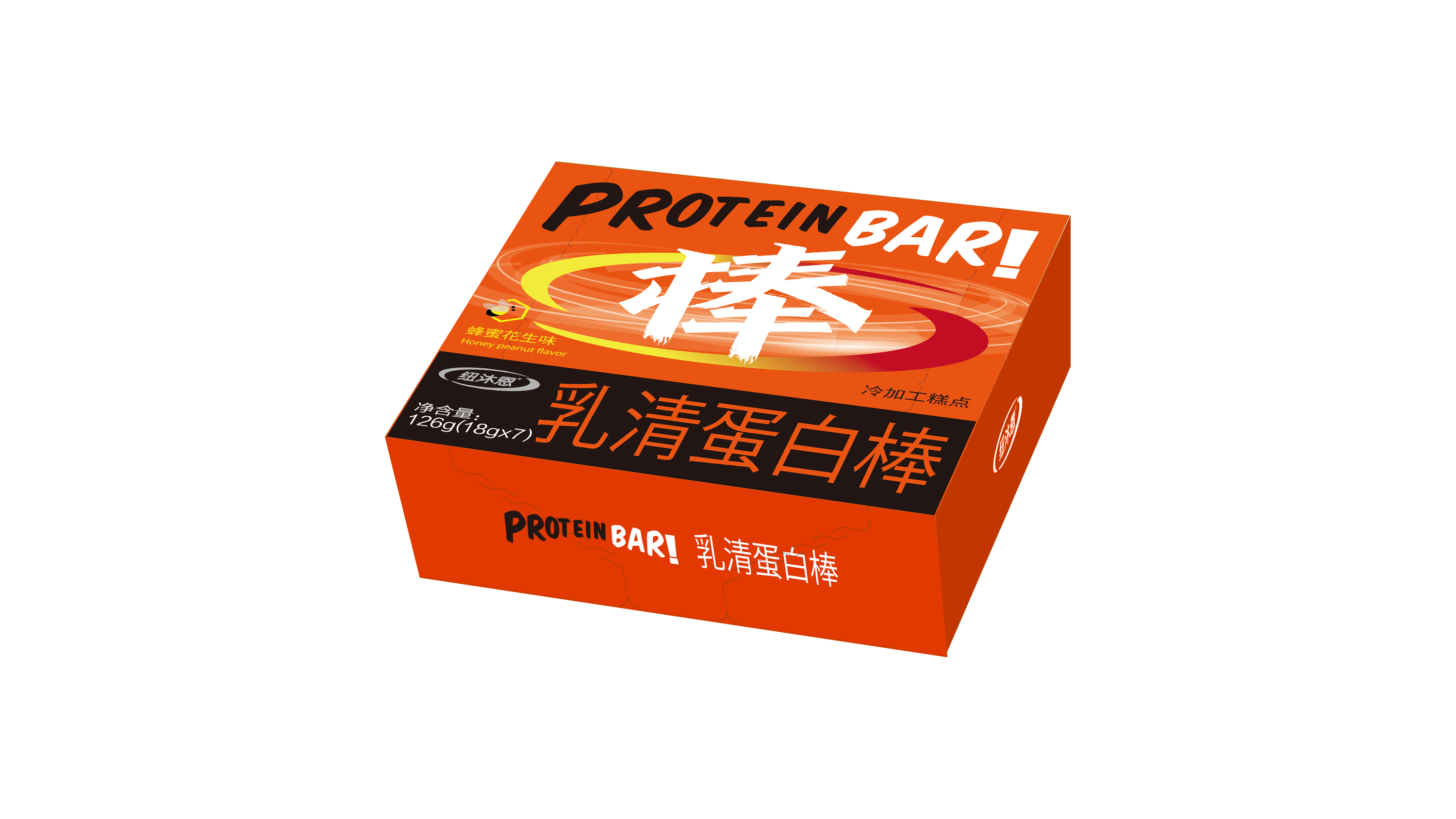 纽沐恩牌蛋白棒（蜂蜜花生味）