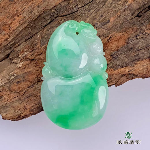 派瑞翡翠 翡翠挂件 糯种 飘花 商品图1