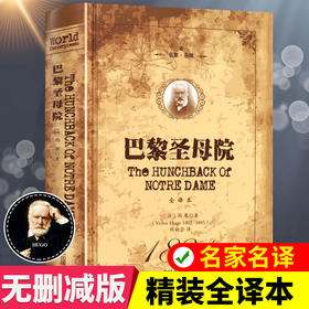 世界经典文学名著 巴黎圣母院正版全译本 雨果著 初高中寒暑假课外阅读书目青少年课外阅读世界名著外国小说畅销书籍