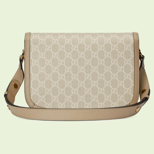 GUCCI 古驰 女士 GG Supreme 帆布 马衔扣1955系列小号手袋单肩包 混色 602204 UULBG 9683 商品图2