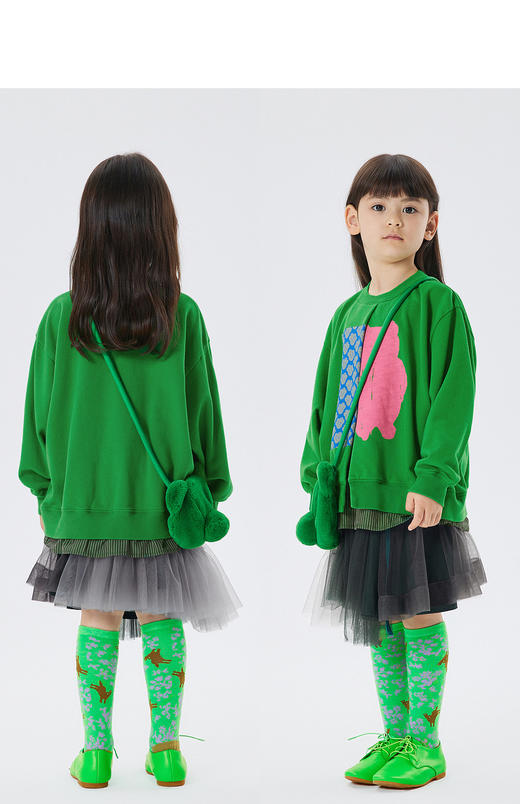 江南布衣童  22年秋款  网纱透明薄纱短款腰裙  1M8D12430 商品图9