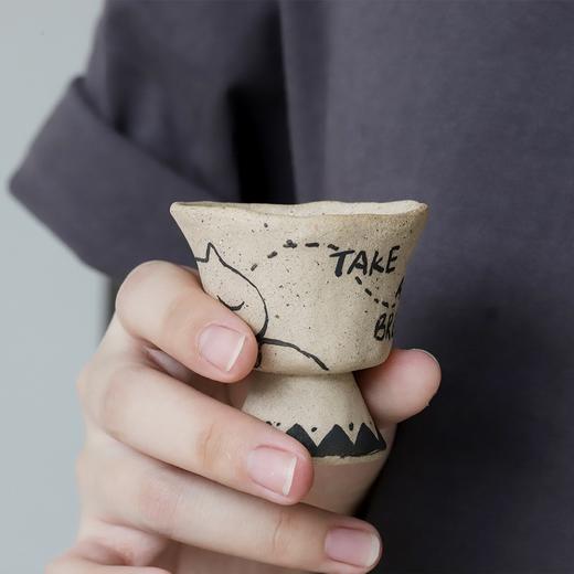 中国 洋子 Take a break 小猫陶瓷摆件 商品图1