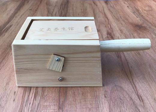 艾灸盒 实木艾灸盒  2针 6针艾灸盒 温灸盒 灸后背 腰部 腹部 商品图3