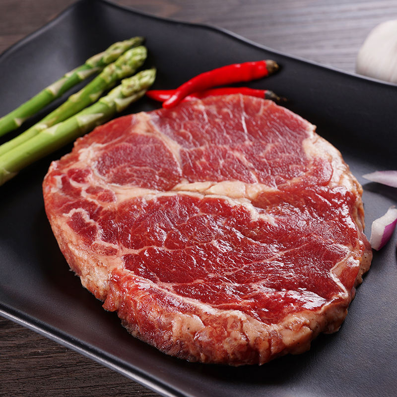 澳洲谷饲眼肉牛排200g*3片【021】