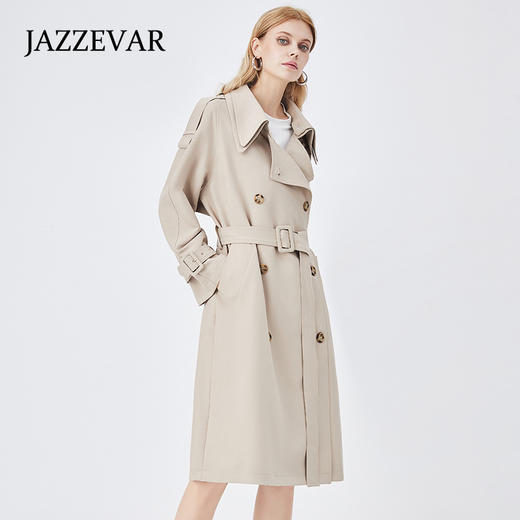 【JAZZAR】英伦风 超显瘦 都市时尚 风衣 商品图6