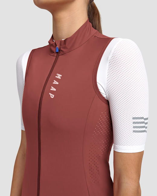 MAAP 女士 Draft Team Vest Henna 骑行马甲 商品图3