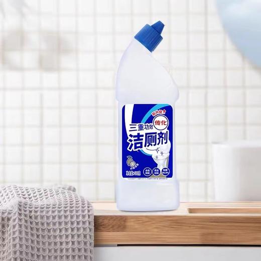 【传化】三重特效洁厕剂500g*4瓶快速除垢除臭有效除菌清香洁厕灵 商品图1