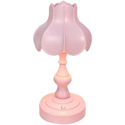 复古台灯，USB充电ins欧式台灯，迷你床头卧室LED小夜灯，复古摆件 商品图4