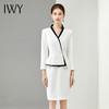 IWY/高端职业装连衣裙白色气质女神范前台美容师售楼部工作服套装Q12301 商品缩略图4