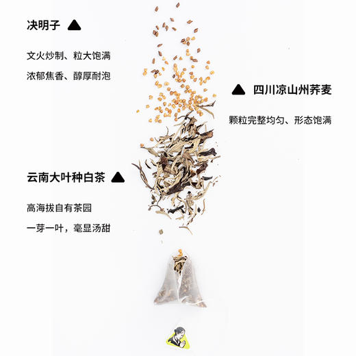【120元3盒】TEAMAMA袋袋泡·养养茶·荞麦白茶（30g） 商品图1