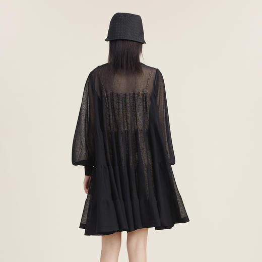 【高端系列】谜底2022秋复古两件式圆领套头针织连衣裙223GZ1308 商品图2