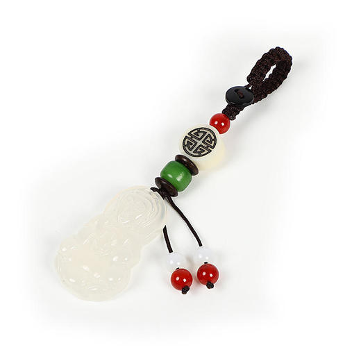 RL-xp57新款玉髓观音汽车钥匙扣挂件 商品图5