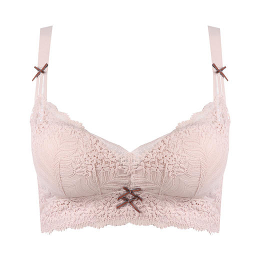 都市丽人舒软挺塑轻塑AB杯调整型文胸蕾丝加厚3/4杯塑身衣塑身文胸五排扣无钢圈LJ24M6 商品图4