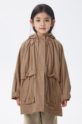 江南布衣童  22年秋款 棉质中长款风衣  1M8912020