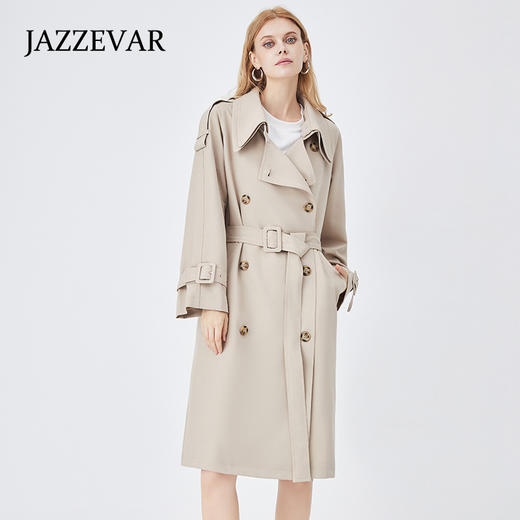 【JAZZAR】英伦风 超显瘦 都市时尚 风衣 商品图5