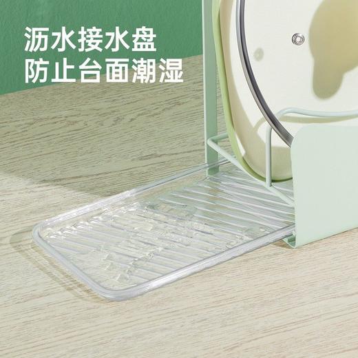 炊大皇刀架置物架厨房刀具置物架刀座砧板架免打孔菜刀架菜板锅盖架筷子筒厨房收纳架菜刀架 商品图6