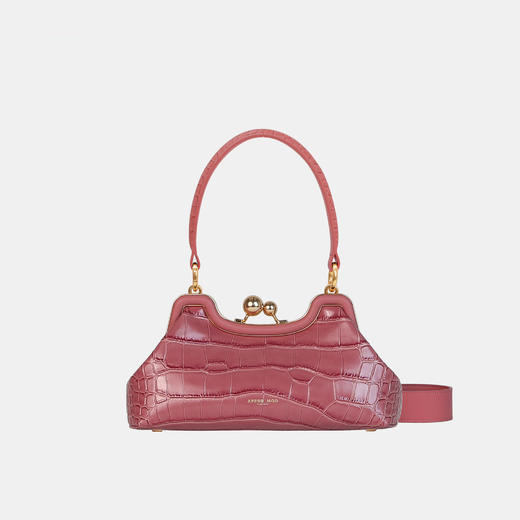 荔枝色鳄鱼纹麦莉包 商品图0
