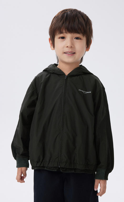 江南布衣童  22年秋款  连帽宽松休闲夹克  1M8611850 商品图7