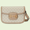 GUCCI 古驰 女士 GG Supreme 帆布 马衔扣1955系列小号手袋单肩包 混色 602204 UULBG 9683 商品缩略图0