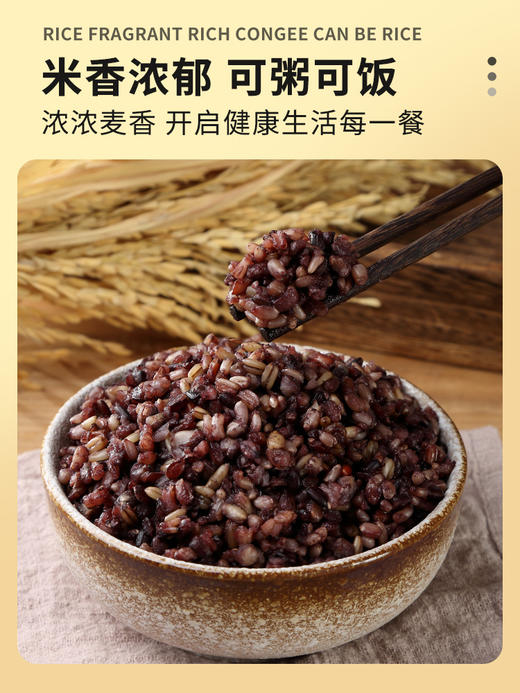 健身七色米5斤五谷杂粮饭粗粮主食五色糙米八宝粥新米组合三色米昔日印象 商品图2